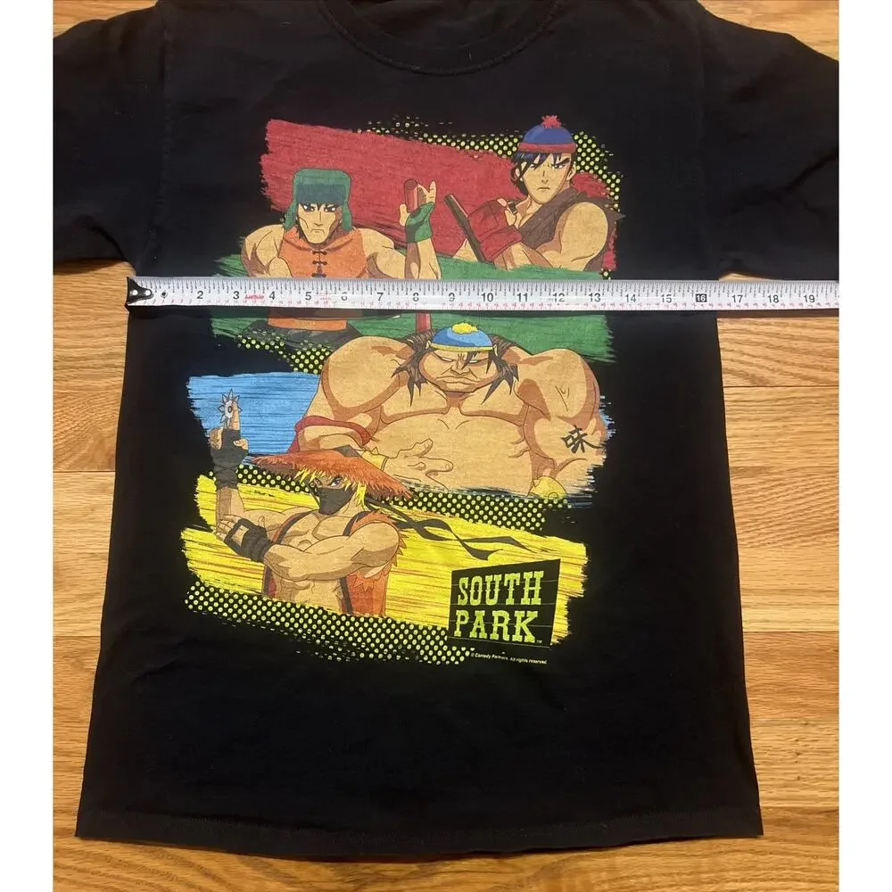 South Park Anime Shirt - Size Small Black T-Shirt Comedy Partners - Picture 7 of 9